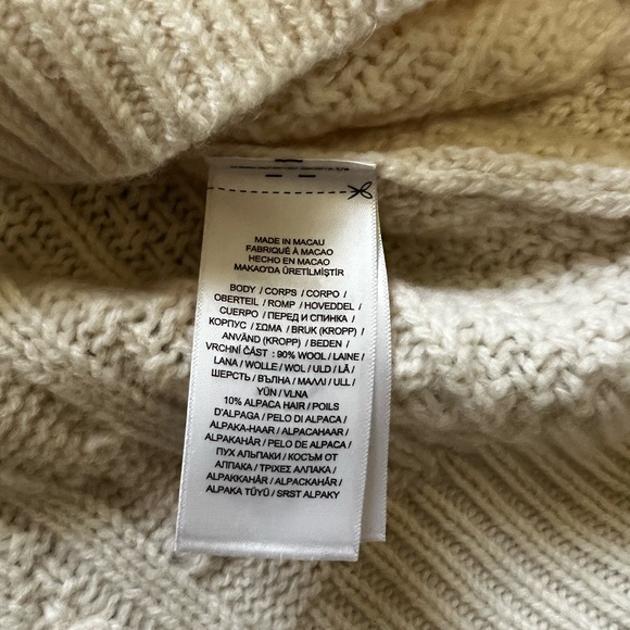 Polo Ralph Lauren Ivory Cable Knit Sweater - Picture 4 of 7